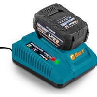 Ударная дрель-шуруповерт Bort BAB-21U 93414837 (с 2-мя АКБ, кейс)