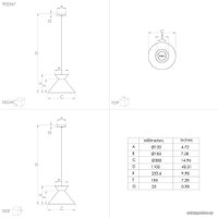 Подвесная люстра Eglo Nastasia 900347