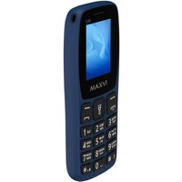 Кнопочный телефон Maxvi C45 (синий) в Гродно