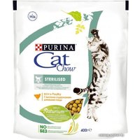 Сухой корм для кошек Cat Chow для стерилизованных кошек, домашняя птица 0.4 кг