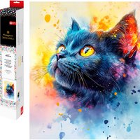 Алмазная мозаика  Феникс+ Черный котенок 70825