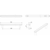 Ручка мебельная Boyard Via RS330BL.4/160