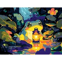 Картина по номерам PaintLine Лягушка в пруду PL-00262