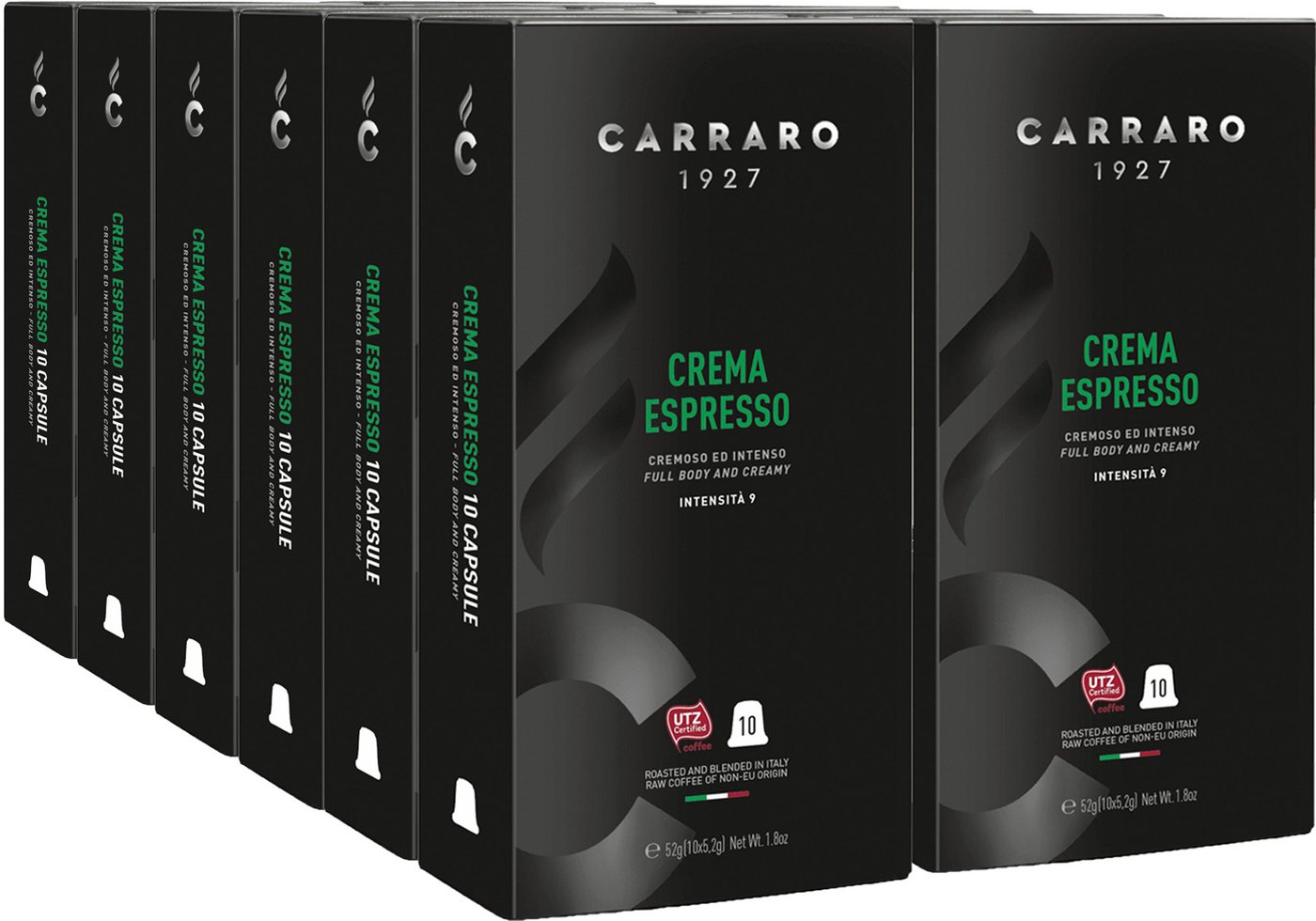 

Кофе в капсулах Carraro Crema Espresso Nespresso 120 шт