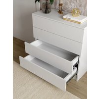 Комод Горизонт Нео 760 4 ящика (белый)