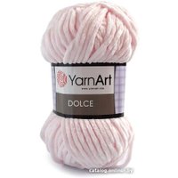 Пряжа для вязания Yarnart Dolce 100% микрополиэстер 781 100 г (120 м, бледно-розовый)