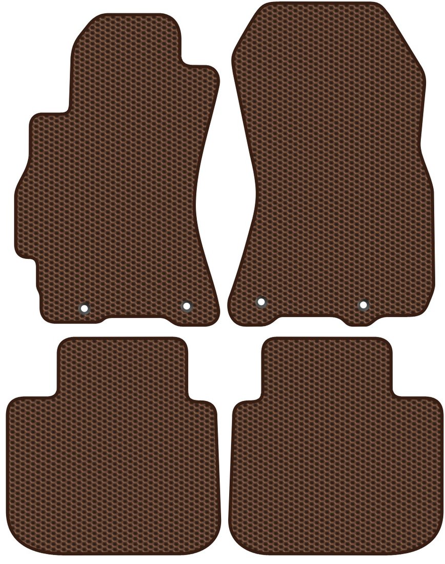 

Комплект ковриков для авто Alicosta Subaru Legacy (седан / BM) 2009 - 2015 (коричневый, сота)