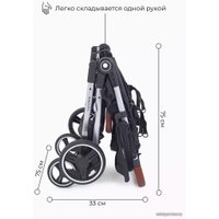 Коляска прогулочная «книга» Rant Mowbaby Tandem MB170 (black)