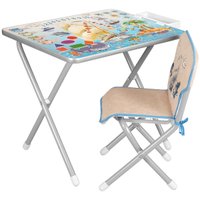 Складной стол Дэми Кораблик (серебристый)