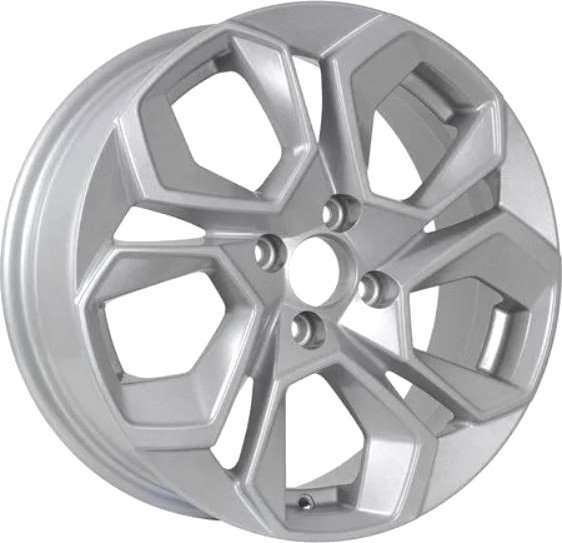 

Литые диски KDW KD1620 16x6.5" 5x108мм DIA 63.4мм ET 45мм Light Silver Painted