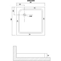 Душевой поддон Niagara NG-P1010-14Q 100x100