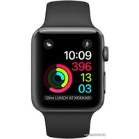 Умные часы Apple Watch Series 1 42mm Space Gray with Black Sport Band [MP032]