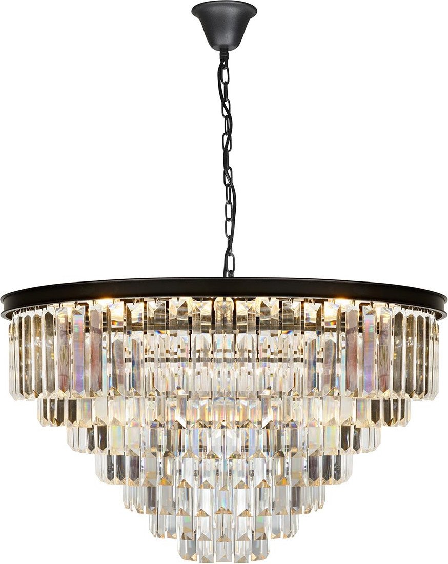 Подвесная люстра iLamp Triumph 6101-800 (черный)
