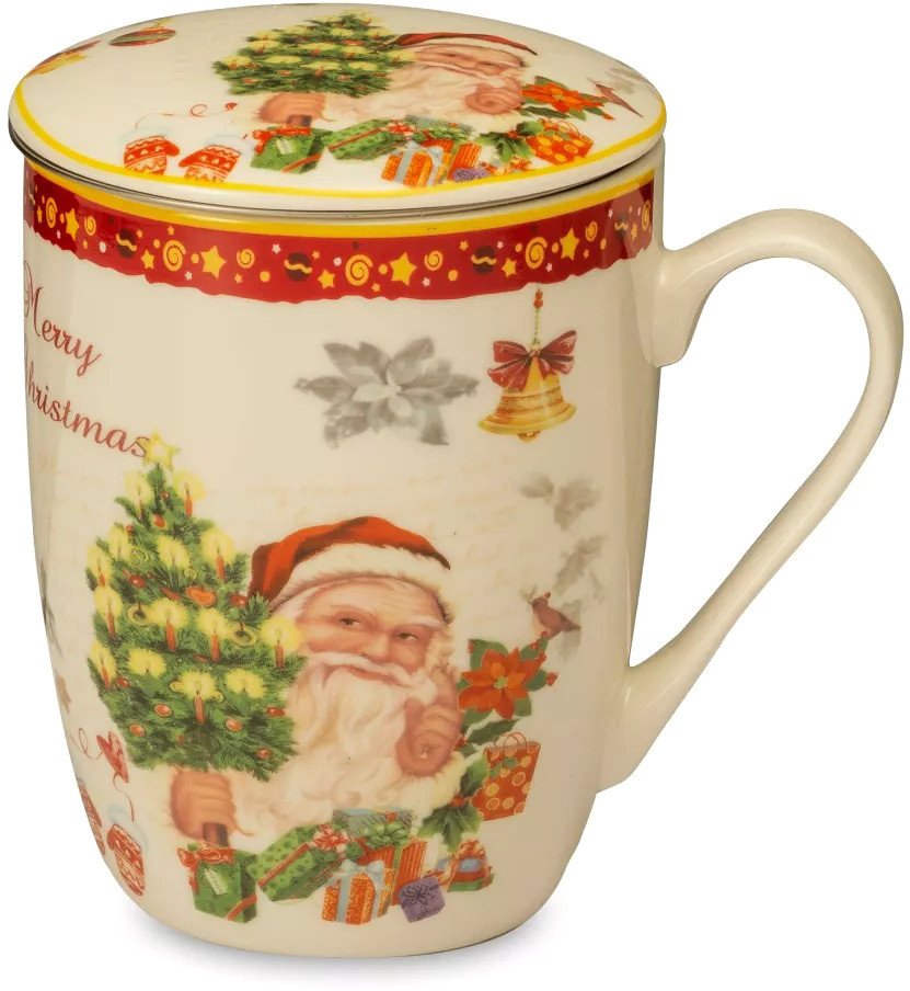 Кружка Lamart Noel Сюрприз Санта с елкой LMR-22383