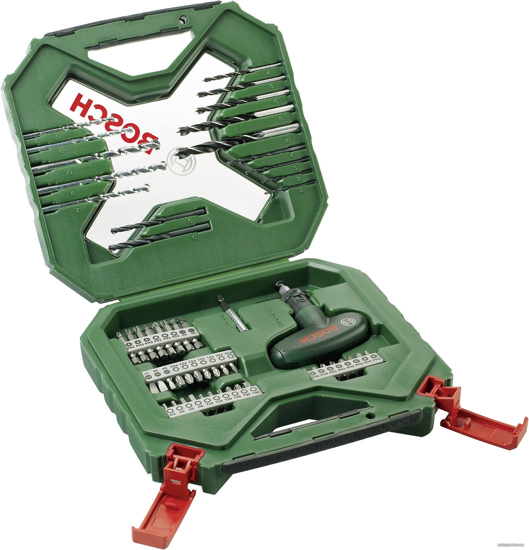 Набор отвертка с битами Bosch X-Line Classic 2607010610 54 предмета
