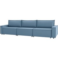 Диван Mio Tesoro Дюссельдорф 293 1.5ек-1.5ек-1.5ек (1175 Savanna Plus Blue)