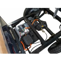 Грузовой электроскутер Smart8 Bizon (черный)