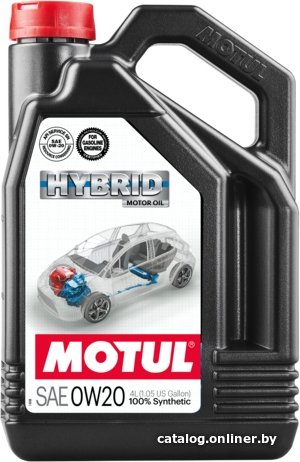 Моторное масло Motul Hybrid 0W-20 4л