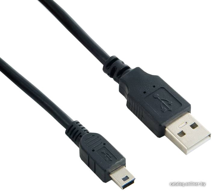 Кабель 4World mini USB - USB 2.00 [07600]
