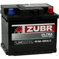 Автомобильный аккумулятор Zubr Ultra R+ Турция (45 А·ч)