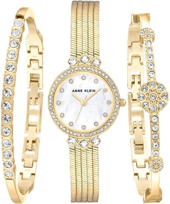 Наручные часы с украшением Anne Klein 3202GBST