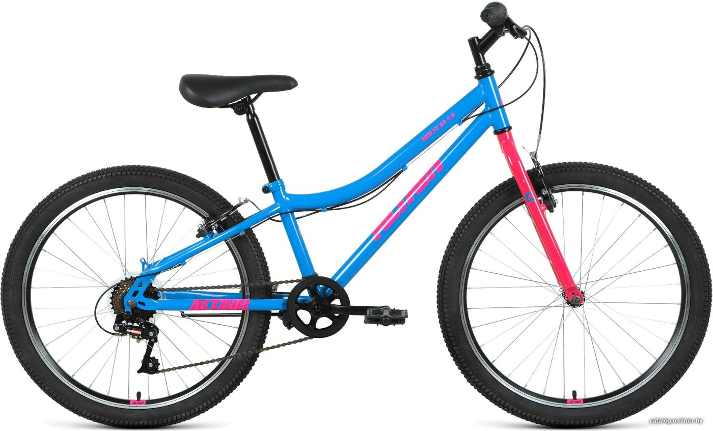 Велосипед Altair MTB HT 24 1.0 2021 (голубой/розовый)