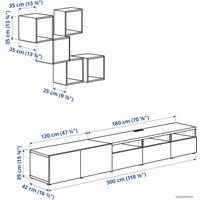 Стенка Ikea Экет 194.397.55