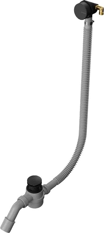 Сифон Whitecross Fill D1102BL (черный матовый)