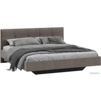 Кровать Трия Элис тип 1 с мягкой обивкой 180x200 (велюр мокко)