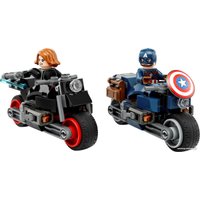 Конструктор LEGO Marvel Super Heroes 76260 Черная вдова и Капитан Америка на мотоциклах