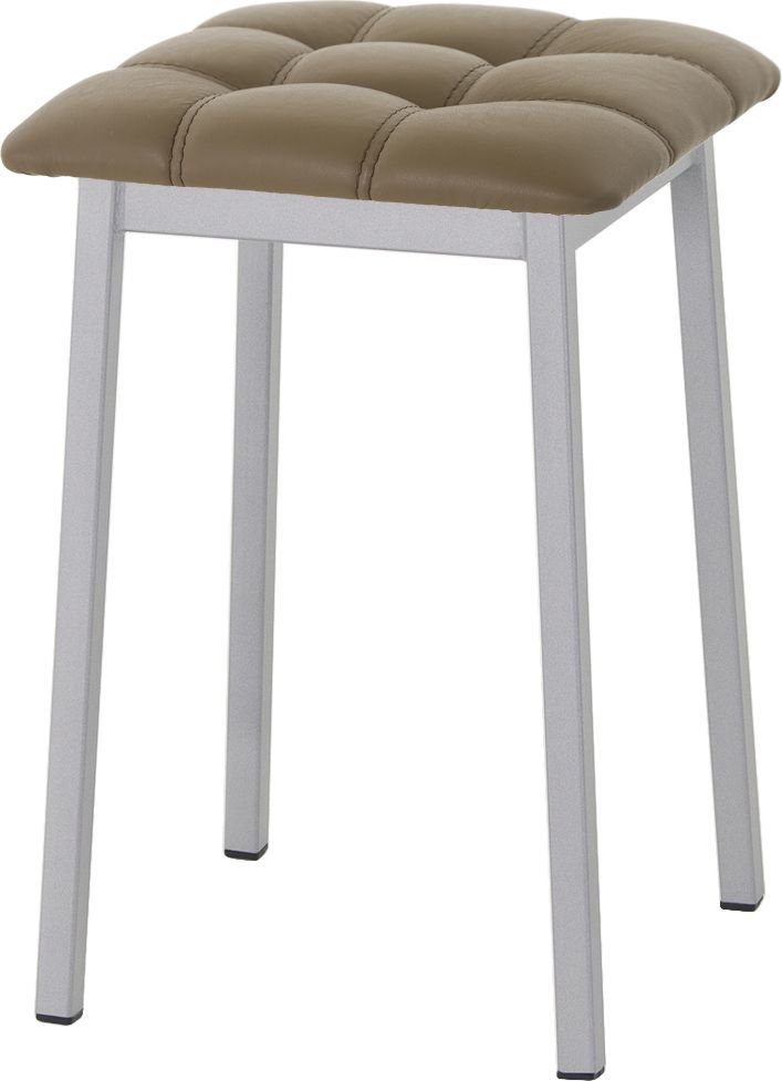 

Табурет AMC Comfort 7К5.4 (кожзам, какао/серебристый)