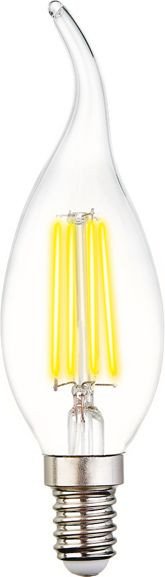 

Светодиодная лампочка Ambrella Filament LED C37L-F 6W E14 3000K (60W) 202214