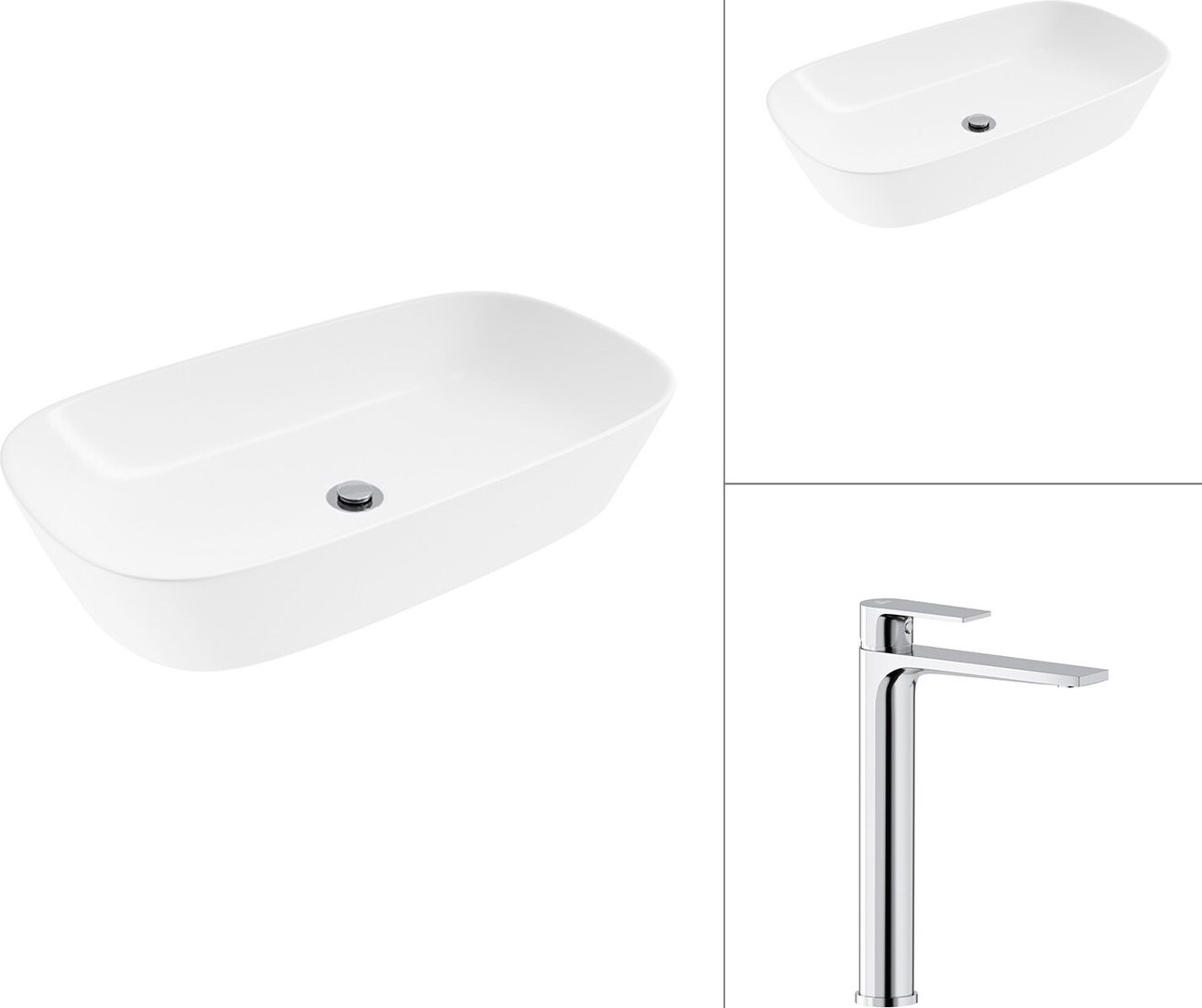 

Умывальник Lauter 21393-70 + Reef 21CK8678C