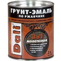 Эмаль Dali Молотковая по ржавчине 3 в 1 2 л (медный)