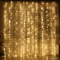 Световой дождь JFK Водопад 3x2 м (белый теплый)