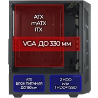 Корпус Ginzzu RX120