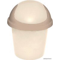 Мусорное ведро Plast Team Rambai 7 л (светло-бежевый)