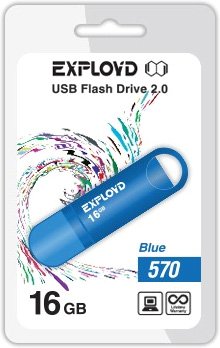 

USB Flash Exployd 570 16GB (синий) [EX-16GB-570-Blue]