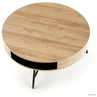 Журнальный столик Halmar Camila 80x41 (дуб золотой/черный)