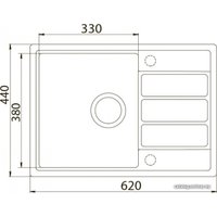 Кухонная мойка ZorG ECO 2 (черный)