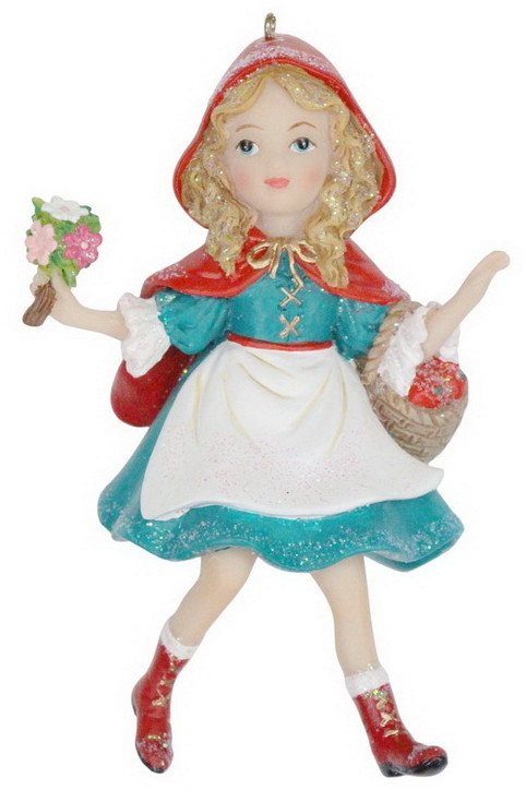 

Елочная игрушка Gisela Graham Fairy Tales. Красная Шапочка 11856