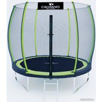 Батут Calviano Outside Master Green 252 см - 8ft (внешняя сетка, с лестницей)