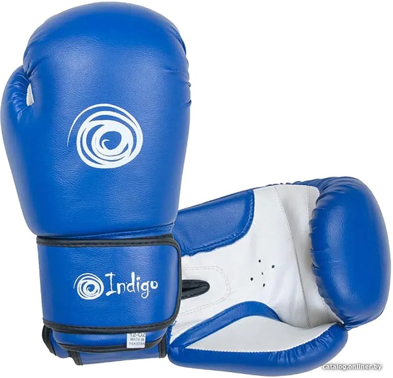 Тренировочные перчатки Indigo PS-799 (8 oz, синий)