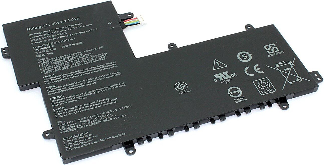 Аккумуляторы для ноутбуков ASUS C31N1836