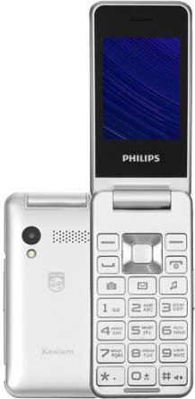 

Кнопочный телефон Philips Xenium E2601 (серебристый)