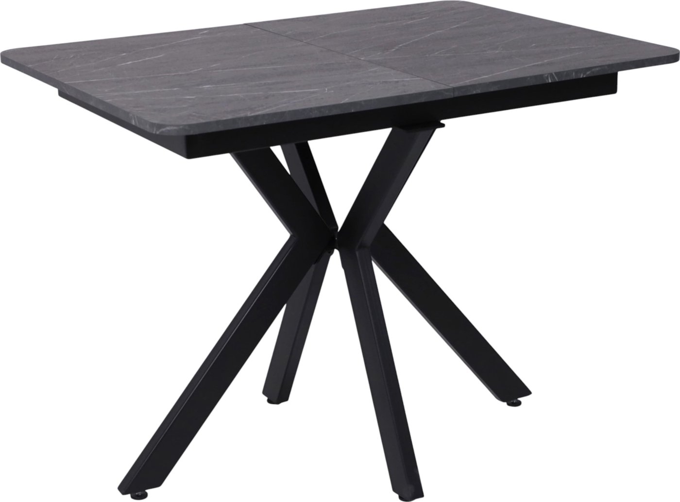 

Кухонный стол Lepremo AV 1212 МДФ раздвижной 1000-1300x700 (мрамор Пьетра графитовый/черный)