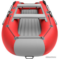 Моторно-гребная лодка Roger Boat Trofey 3100 (без киля, красный/серый)
