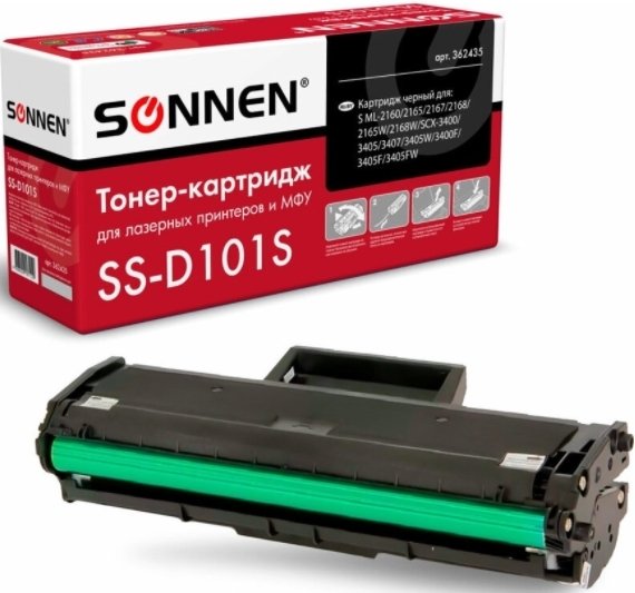 

Картридж Sonnen SS-D101S (аналог Samsung MLT-D101S)