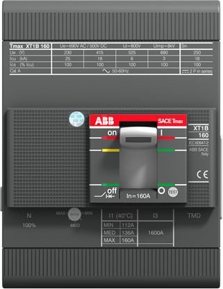 

Выключатель автоматический ABB Tmax XT1 160/125А 4P 18кА 1SDA066888R1