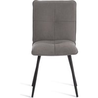 Стул TetChair Sweet флок (серый/черный)